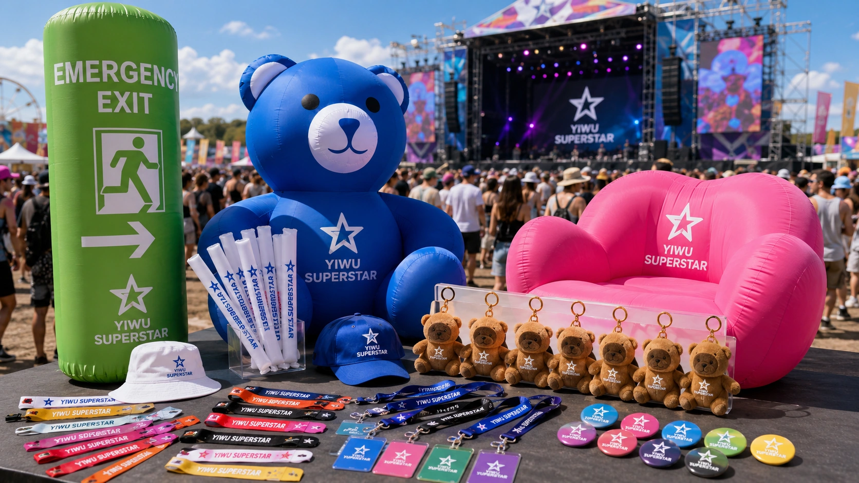 Music festival one-stop sourcing project