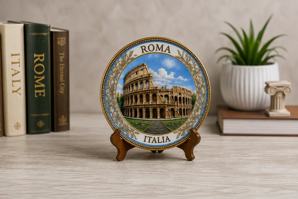 Rome Colosseum decorative souvenir plate for museum gift stores