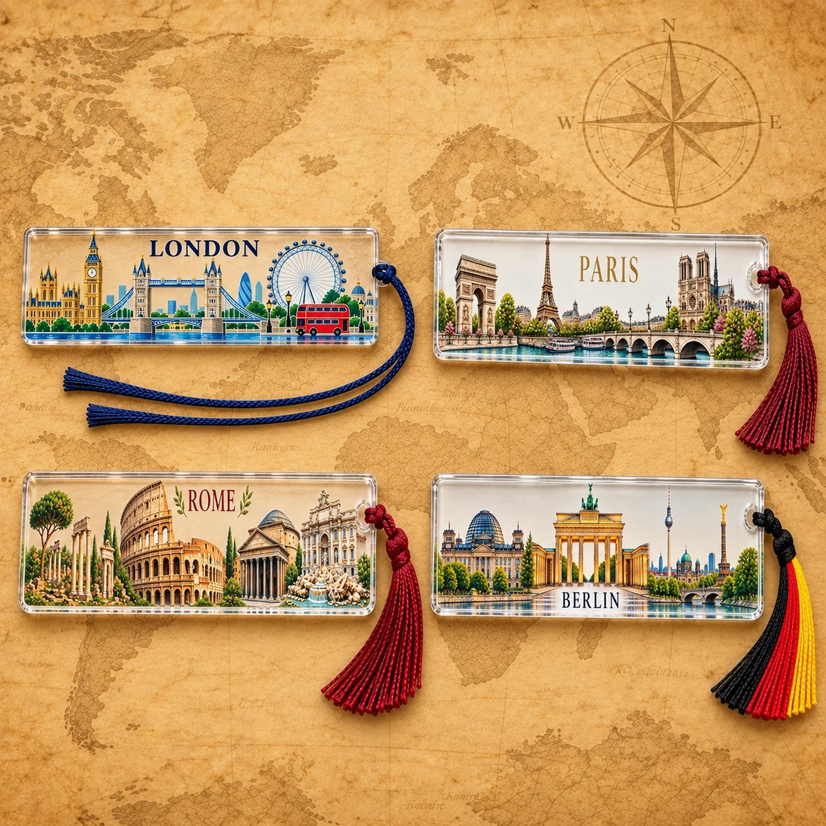 Acrylic Souvenir Bookmark product collection