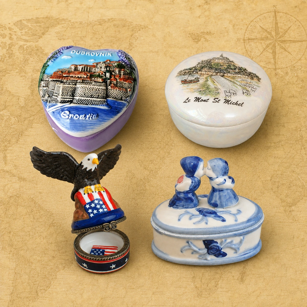 Ceramic Souvenir Jewelry Box product collection