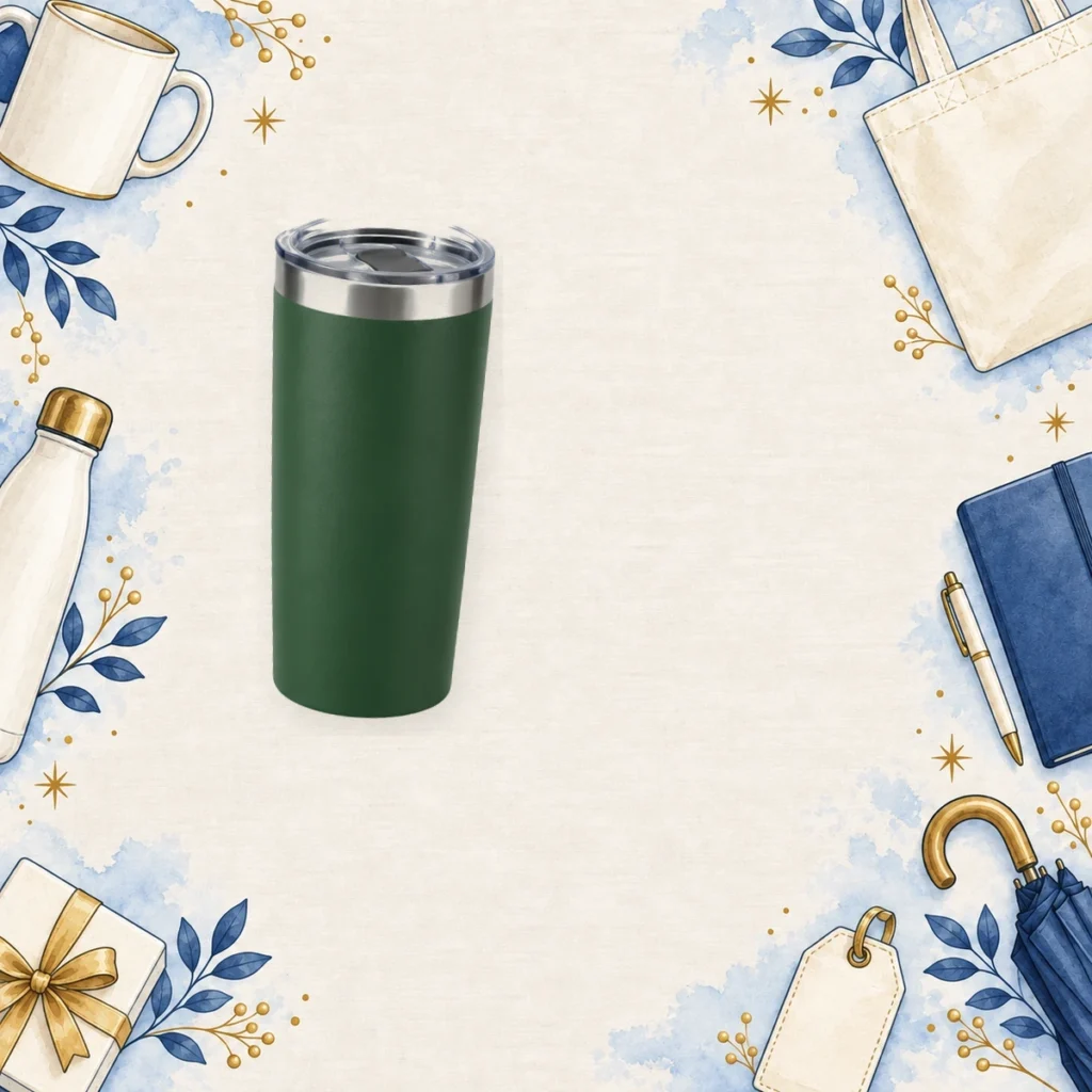 forest green 20oz promotional tumblers for fitness