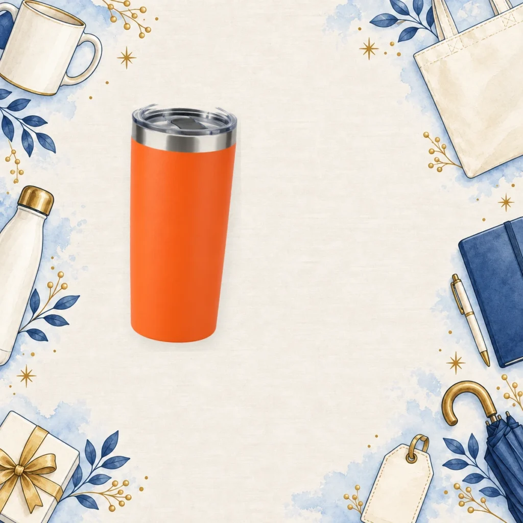 orange 20oz promotional tumblers for education