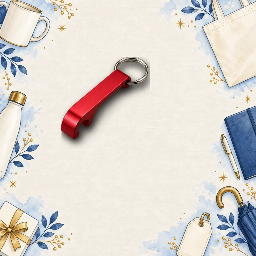 red bottle opener keychains for beverage