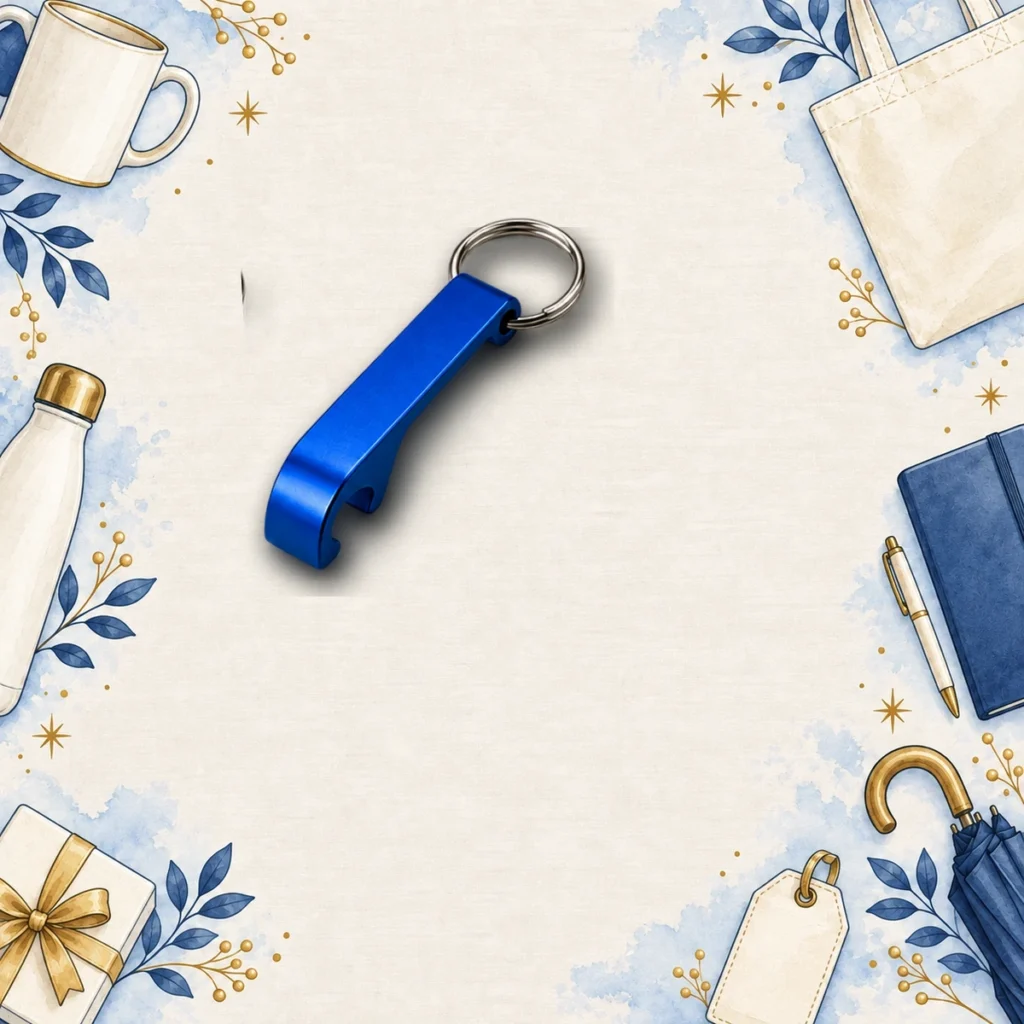 royal blue bottle opener keychains for breweries