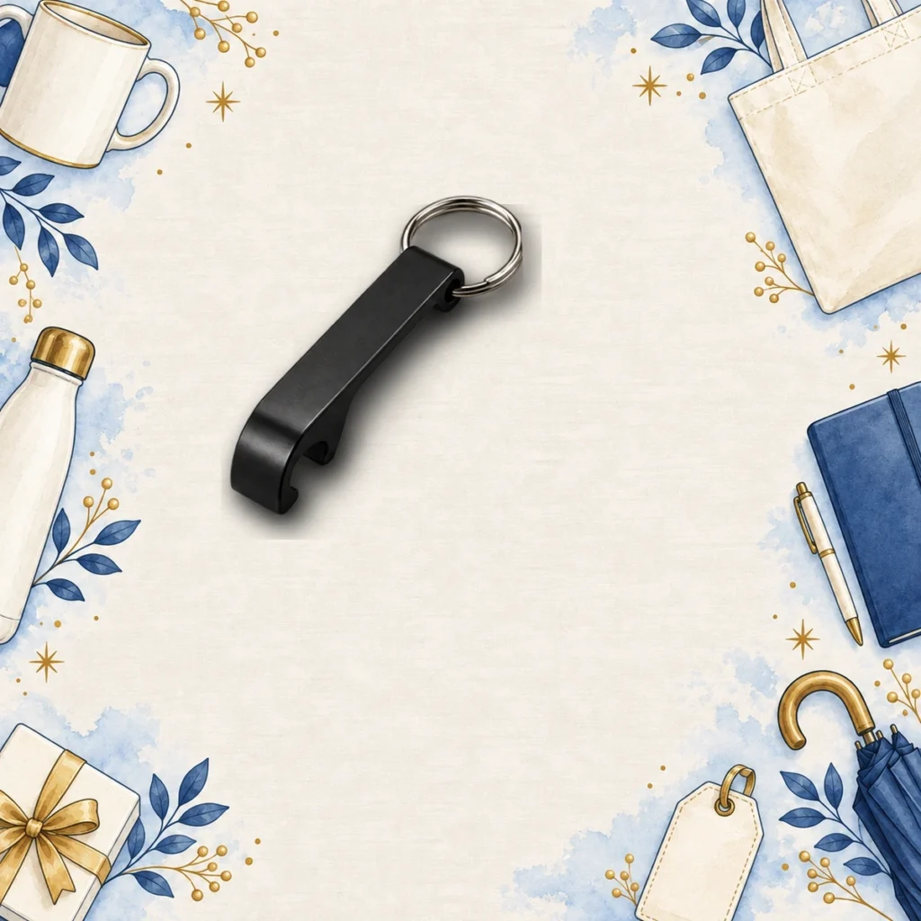 black bottle opener keychains for hospitality