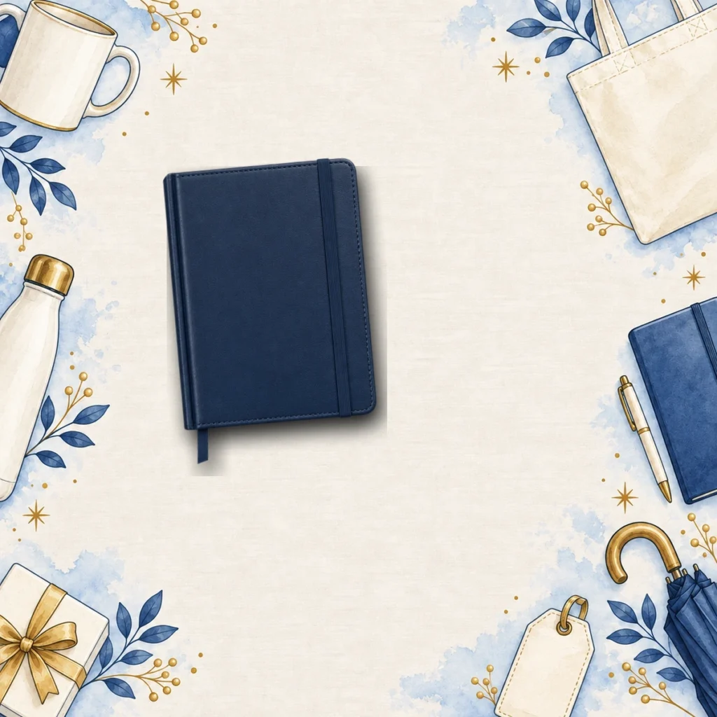 navy custom career milestone journals for employee recognition