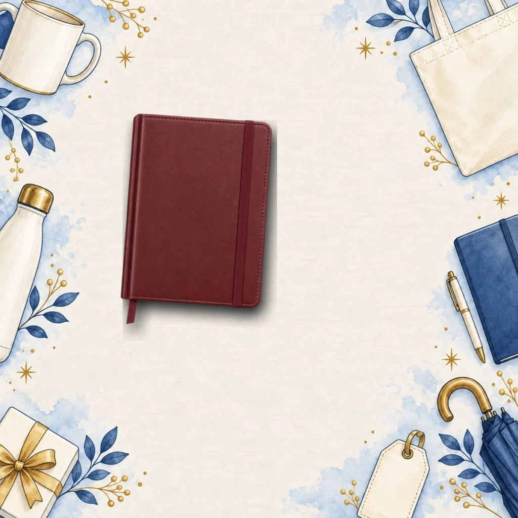 burgundy custom career milestone journals for education