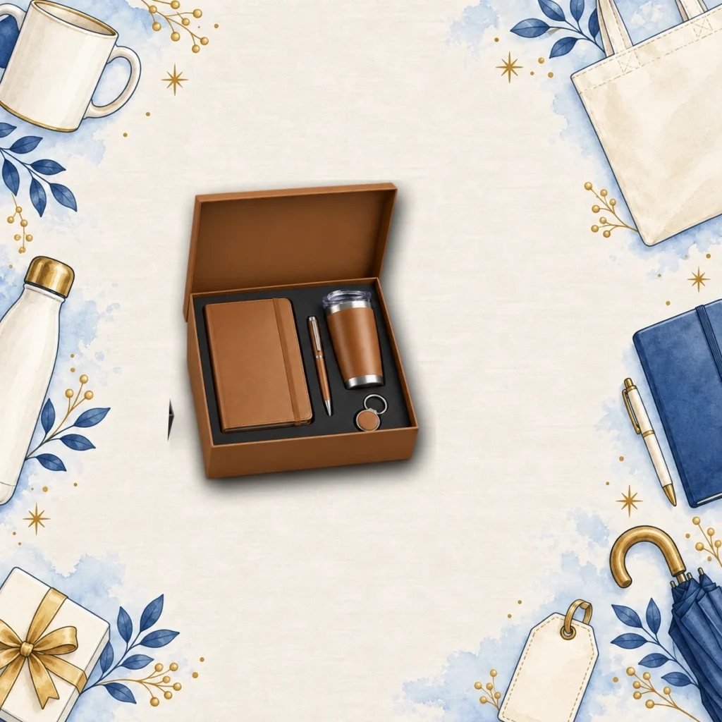 tan corporate welcome gift sets for property