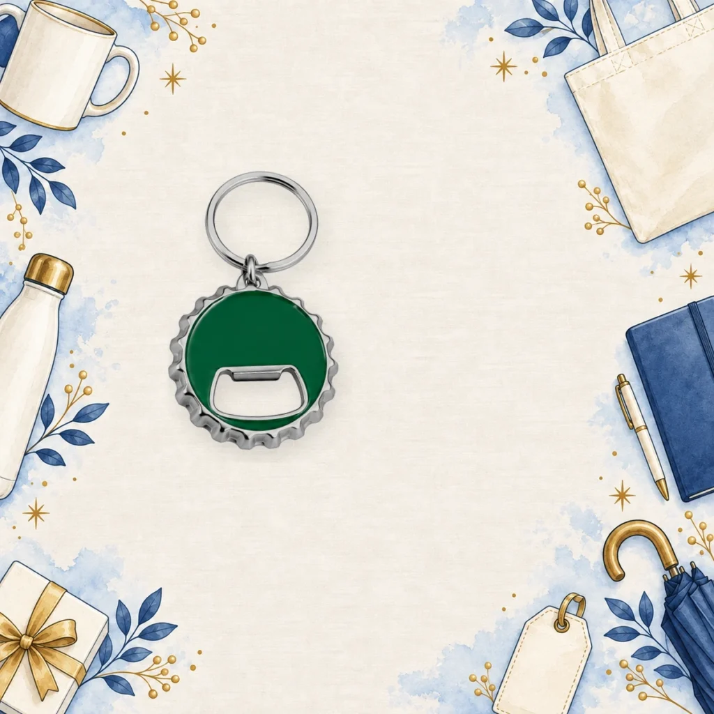 forest green enamel bottle opener keychains for restaurants