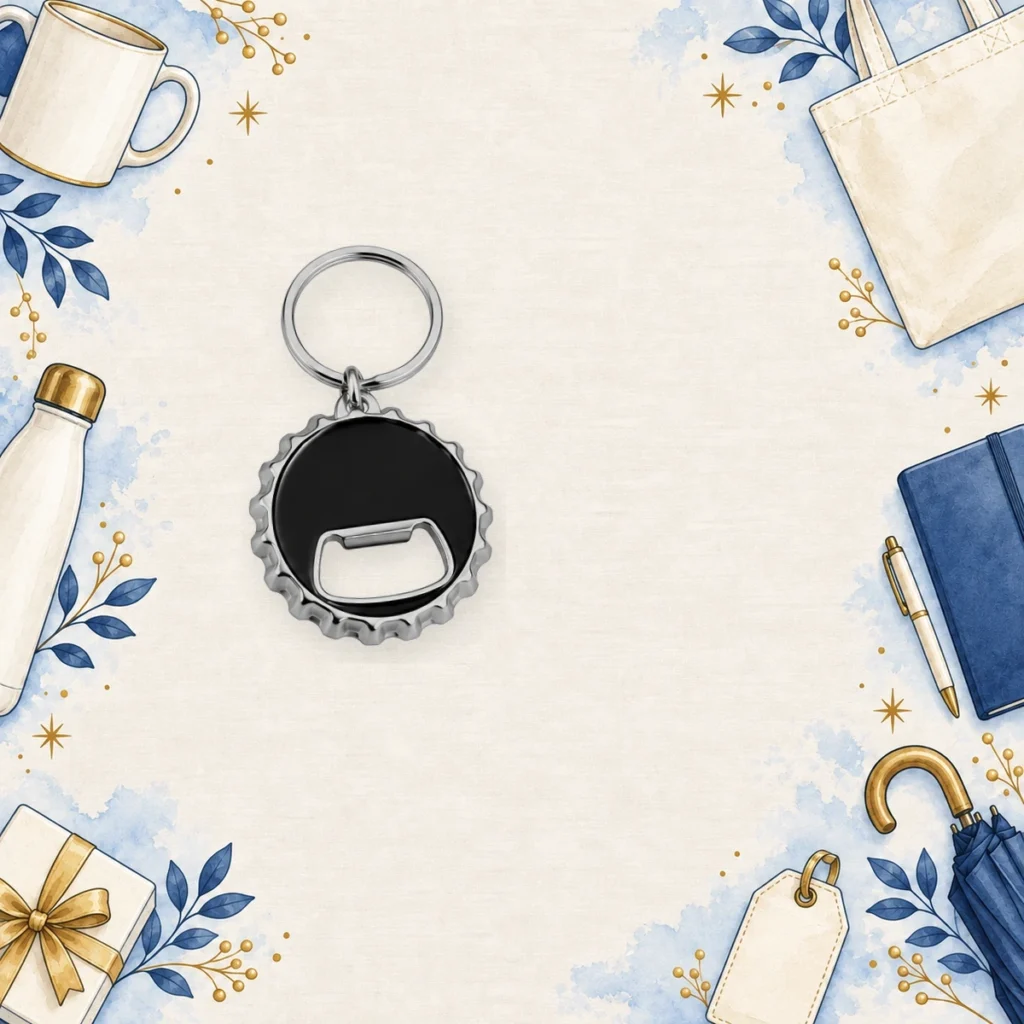 black enamel bottle opener keychains for hospitality