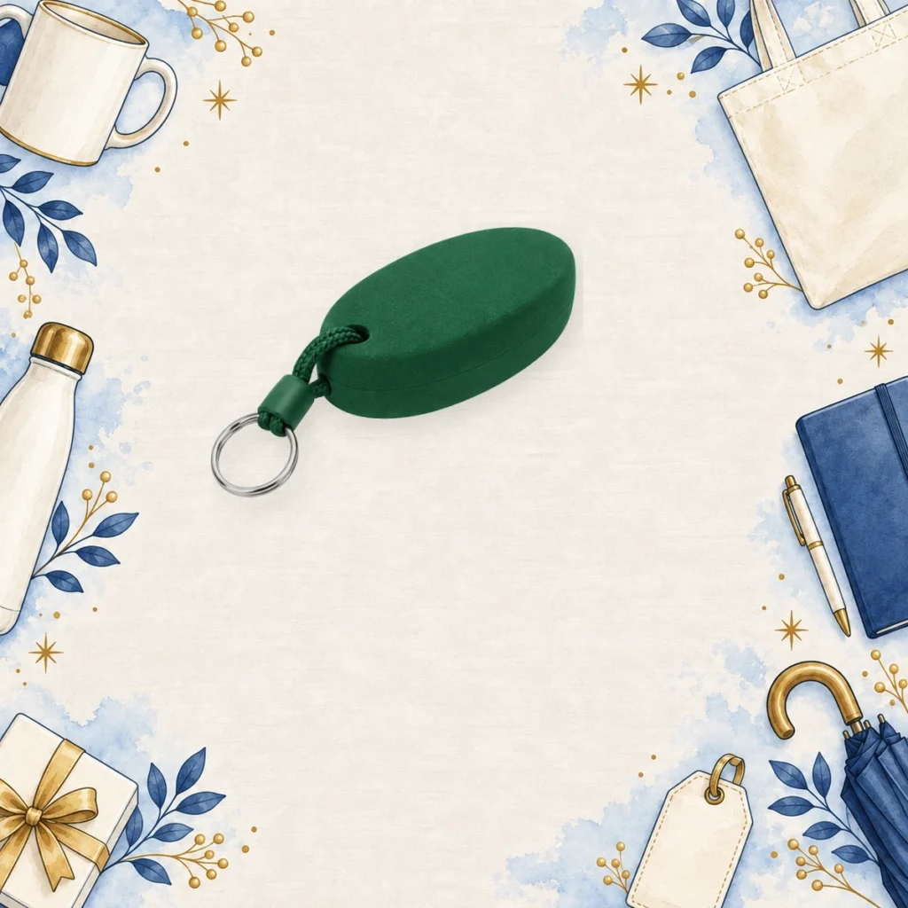 forest green foam floating keyrings for tourism