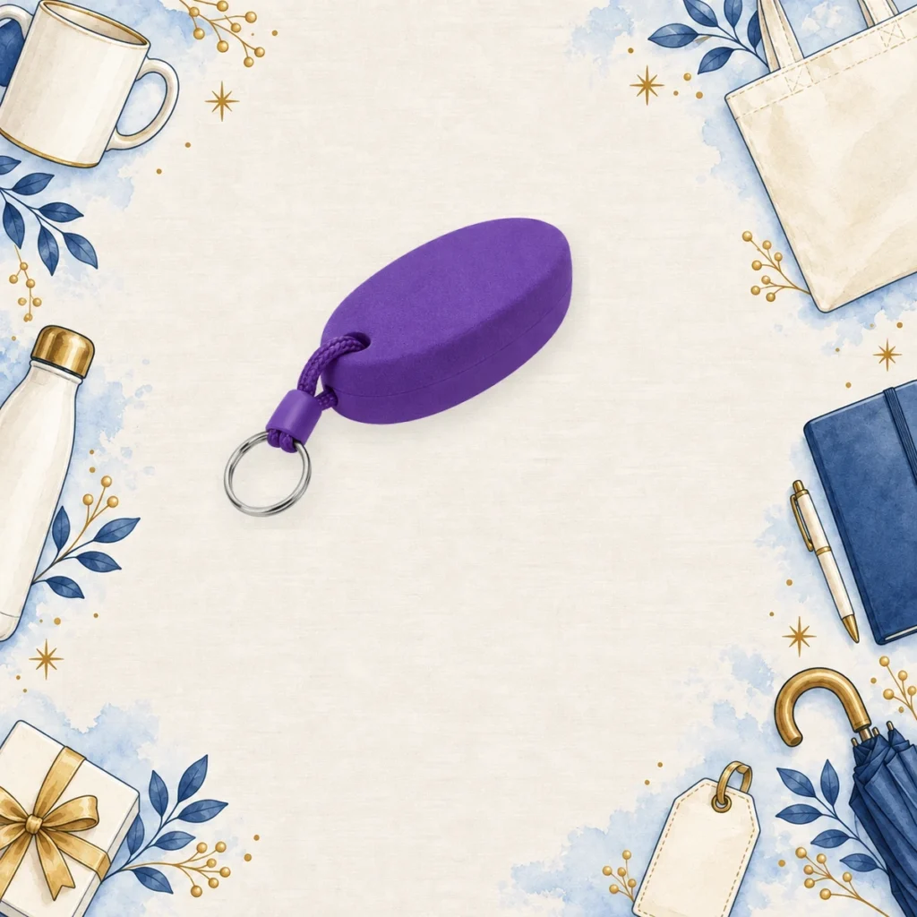 purple foam floating keyrings for outdoor recreation