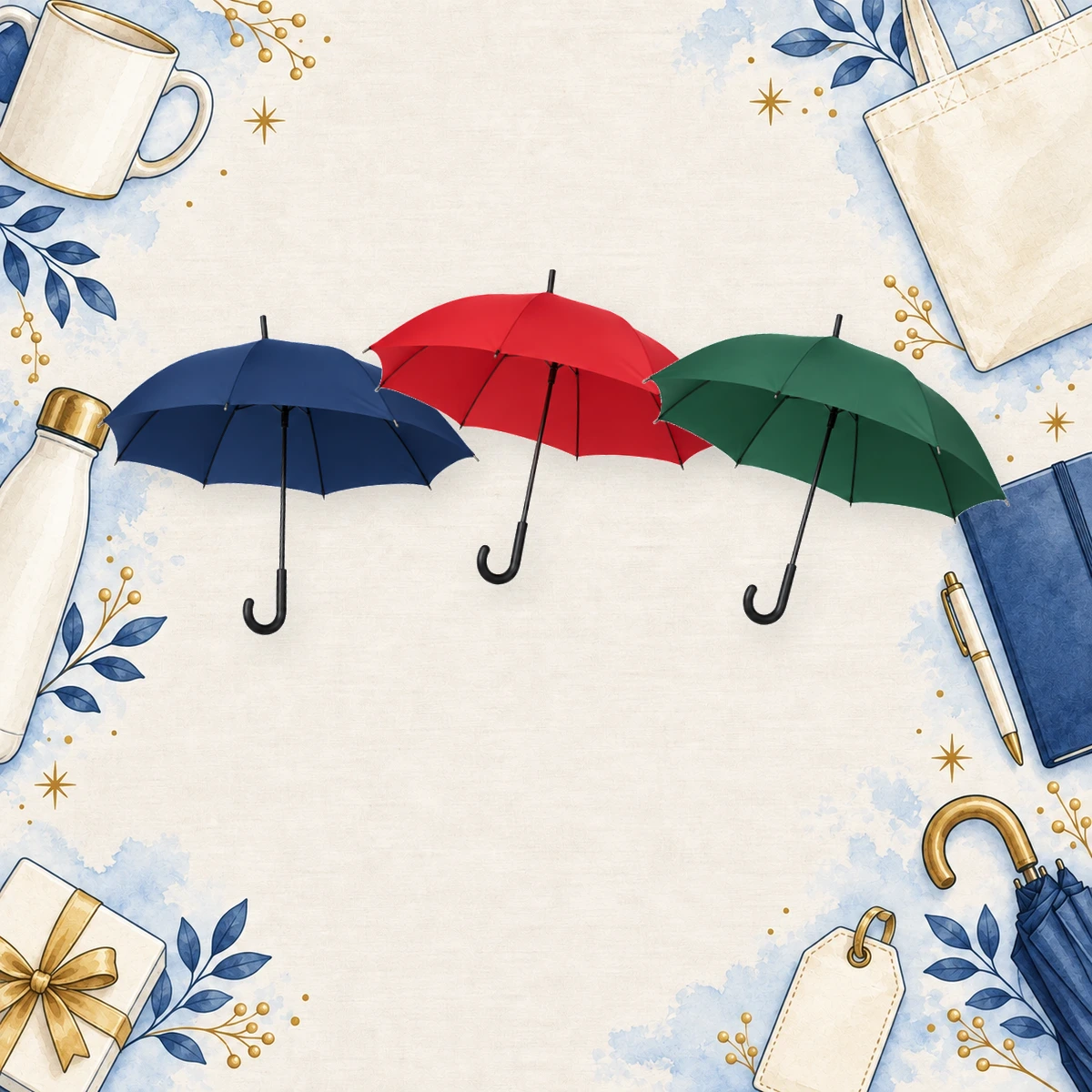 Custom Full-Size Promotional Umbrellas product collection