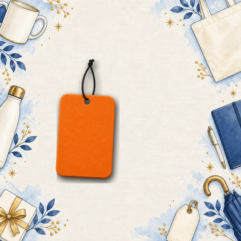 orange hanging air fresheners for property