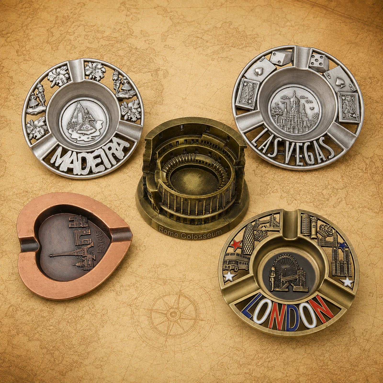 Custom Metal Ashtrays product collection