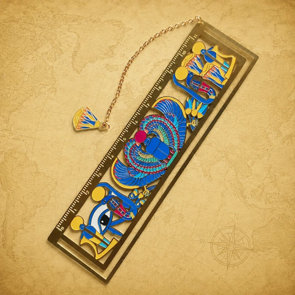 Customized cockatoo metal souvenir bookmark supplier