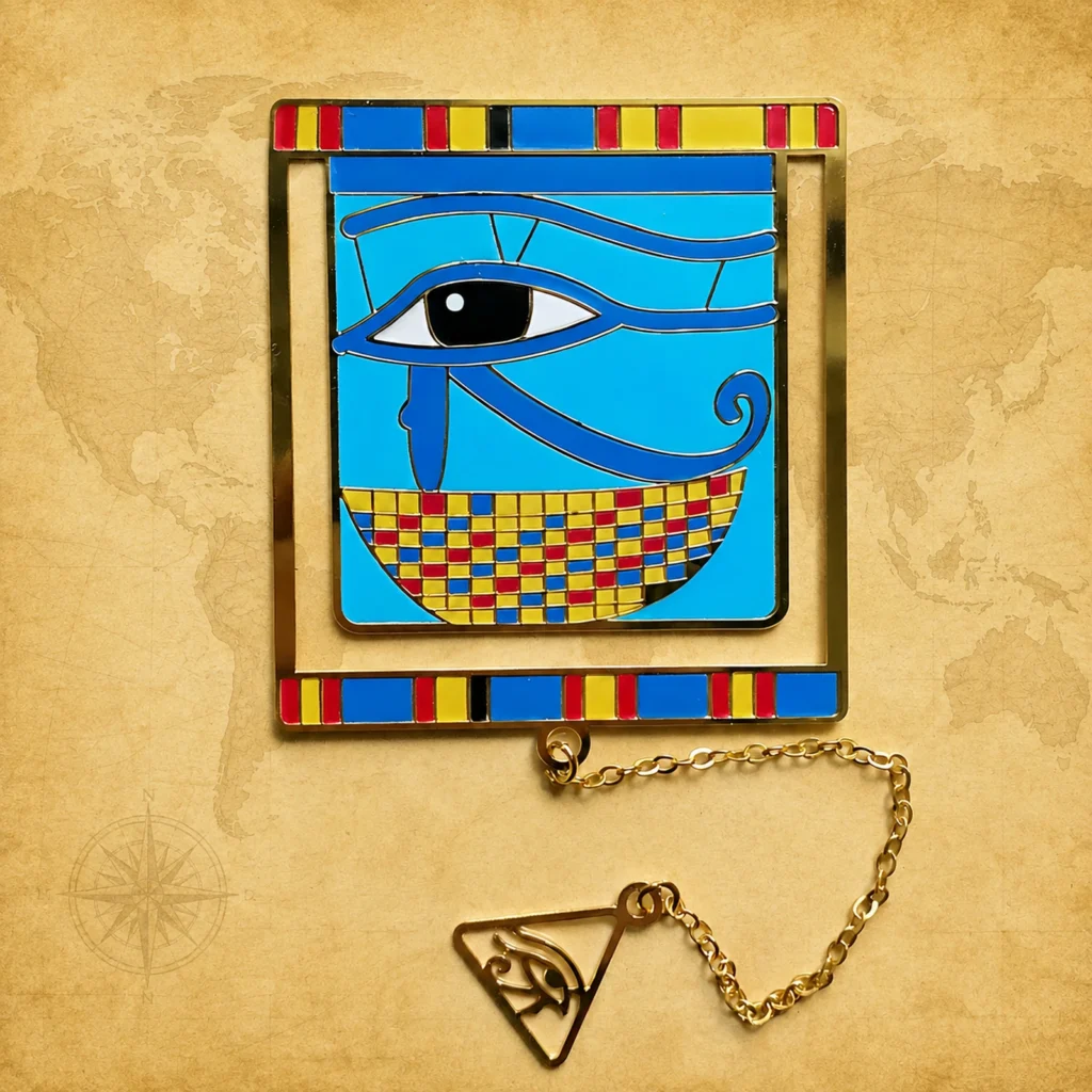 Customized Eye of Horus metal bookmark manufacturer