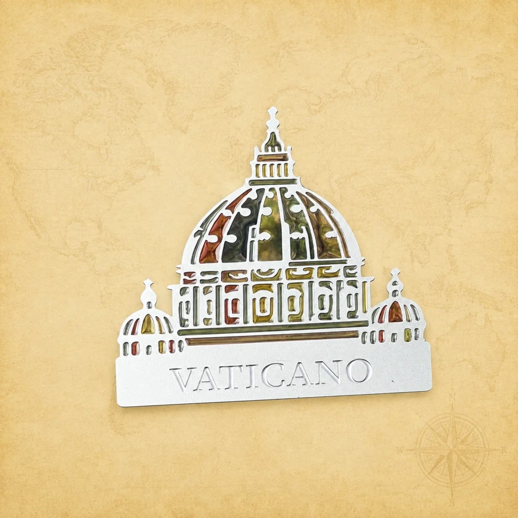 Custom Vatican Basilica metal souvenir bookmark supplier