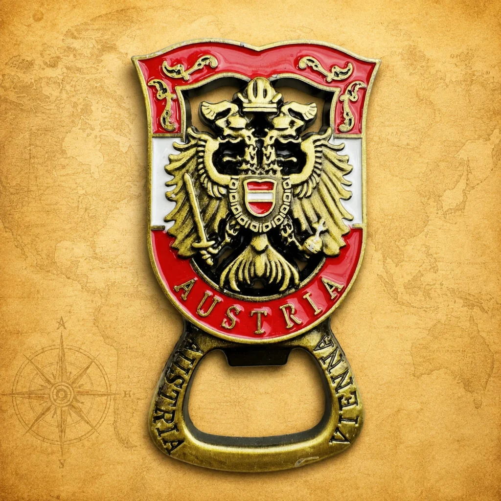 Bespoke Austria metal souvenir bottle opener manufacturer