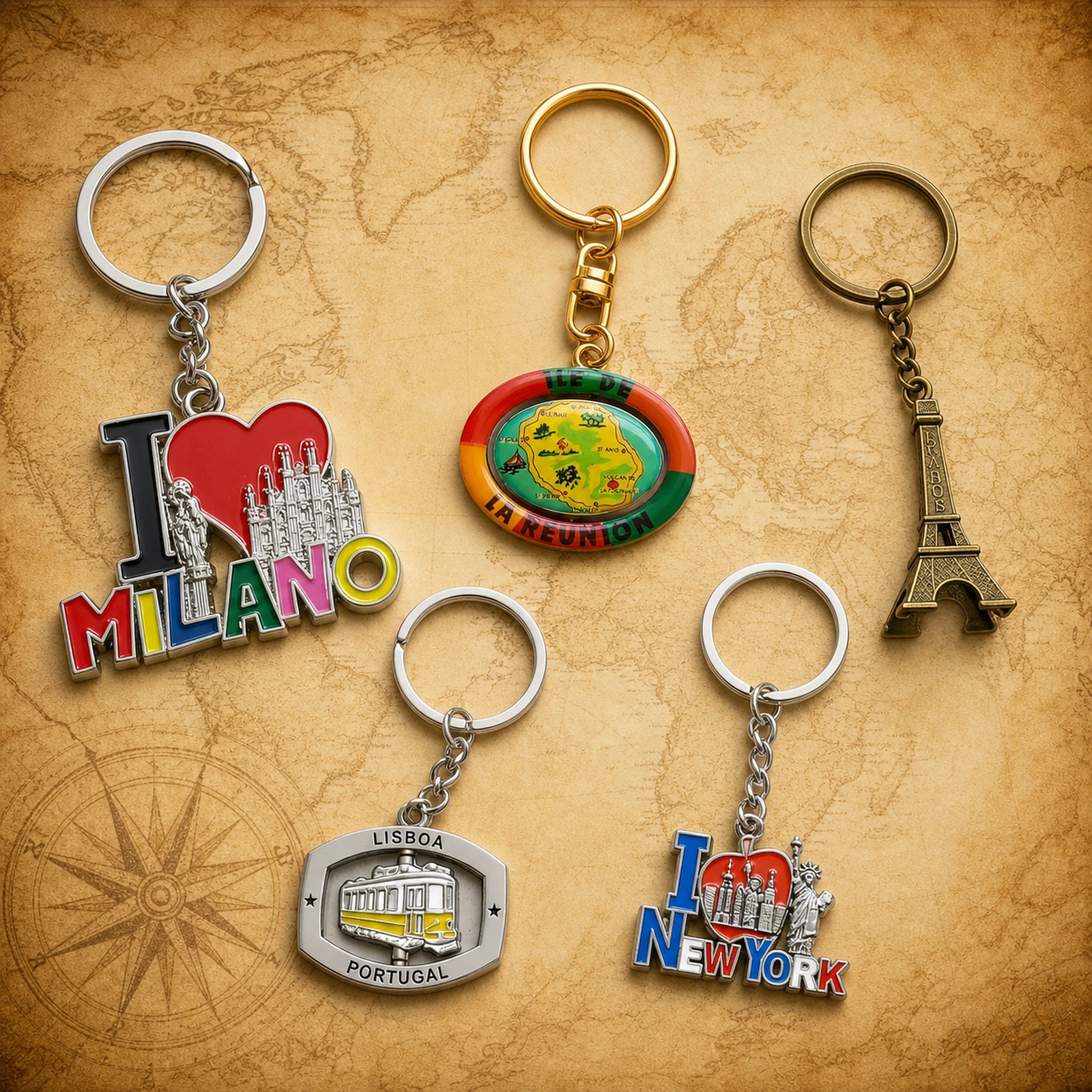 Custom Metal Keychains product collection