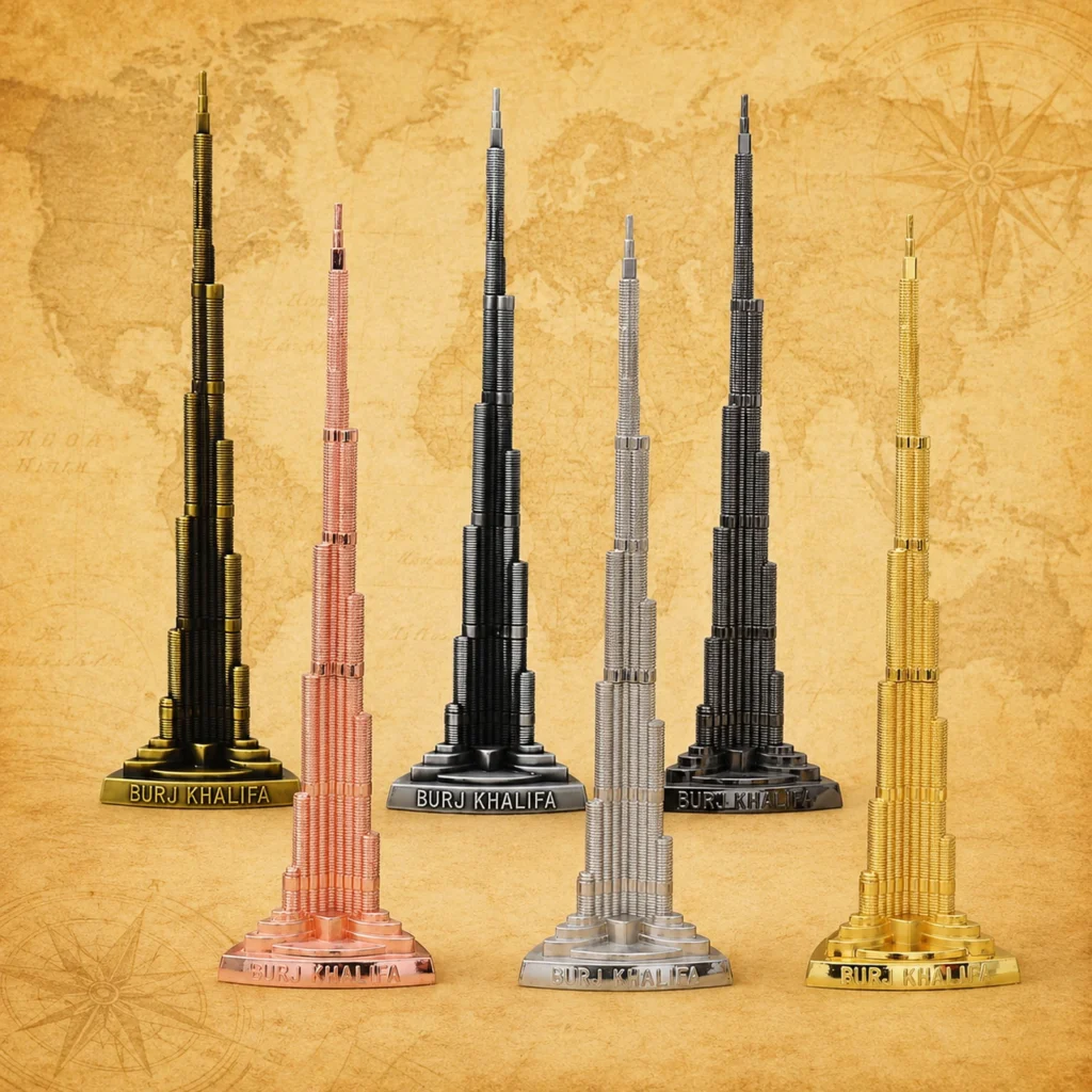 Custom Dubai Burj Khalifa metal landmark manufacturer