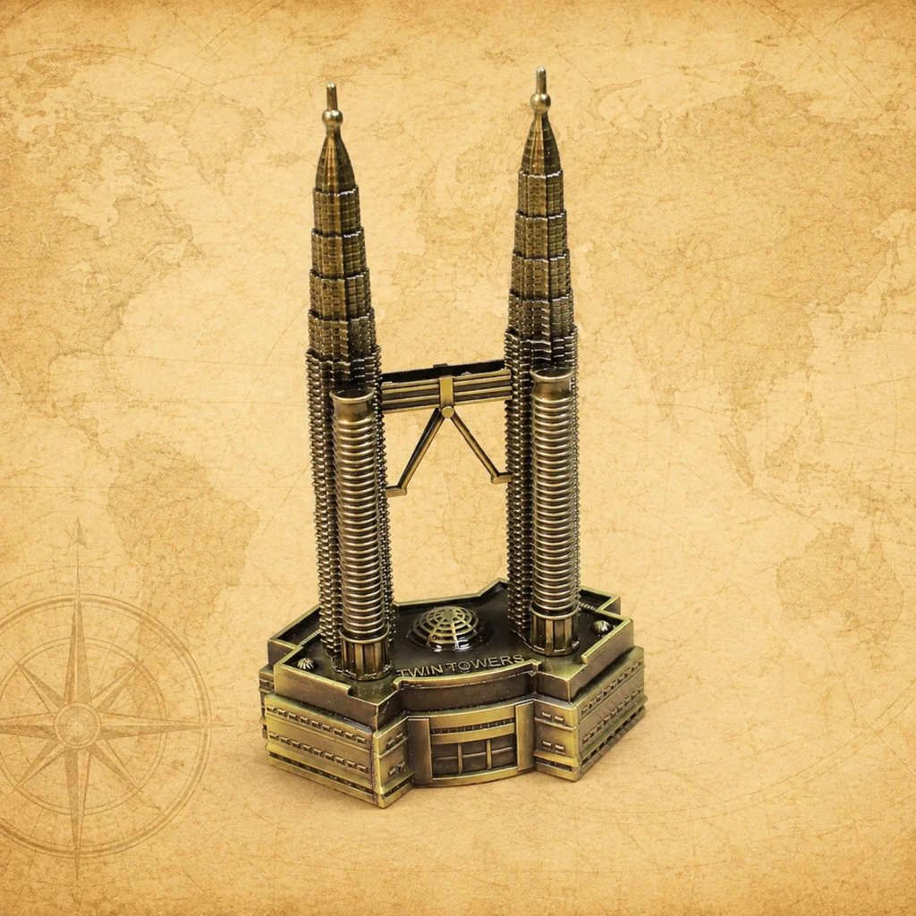 Personalized Petronas Towers metal landmark supplier