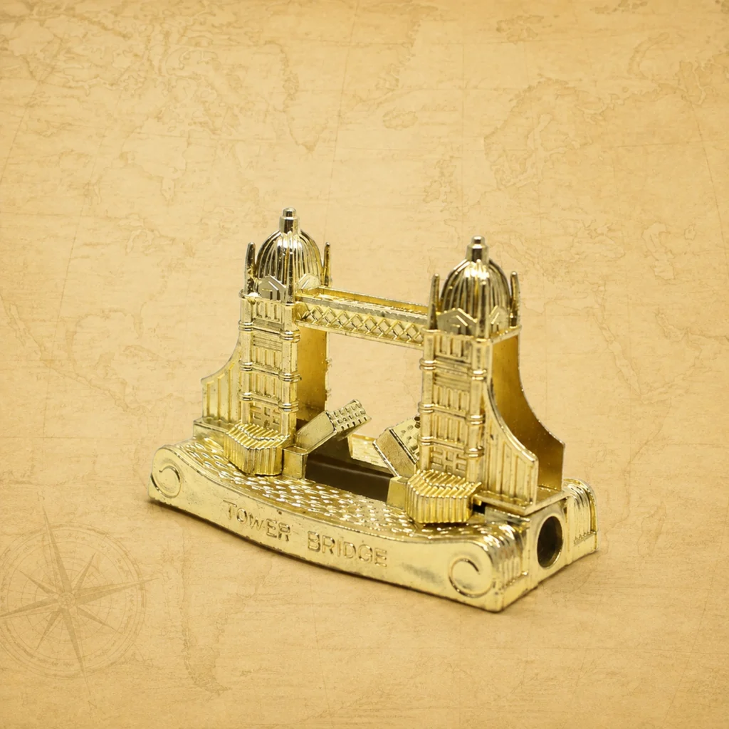Customized Tower Bridge metal pencil sharpener supplier