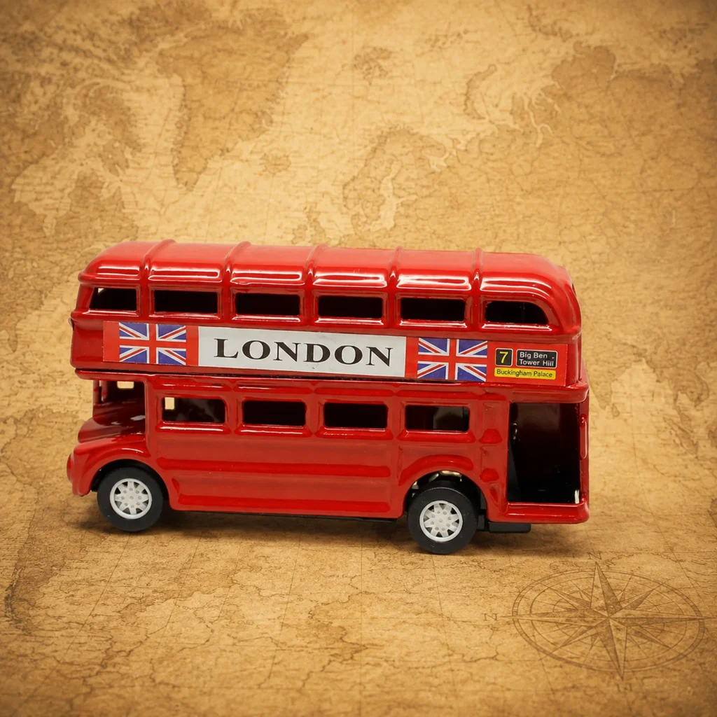 Custom London bus metal pencil sharpener manufacturer