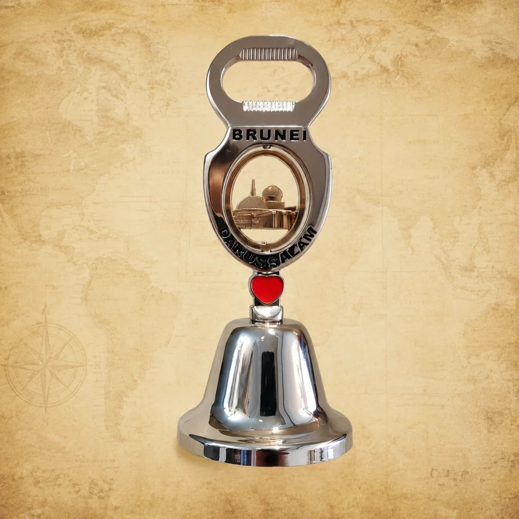 Customized Brunei metal souvenir hand bell supplier