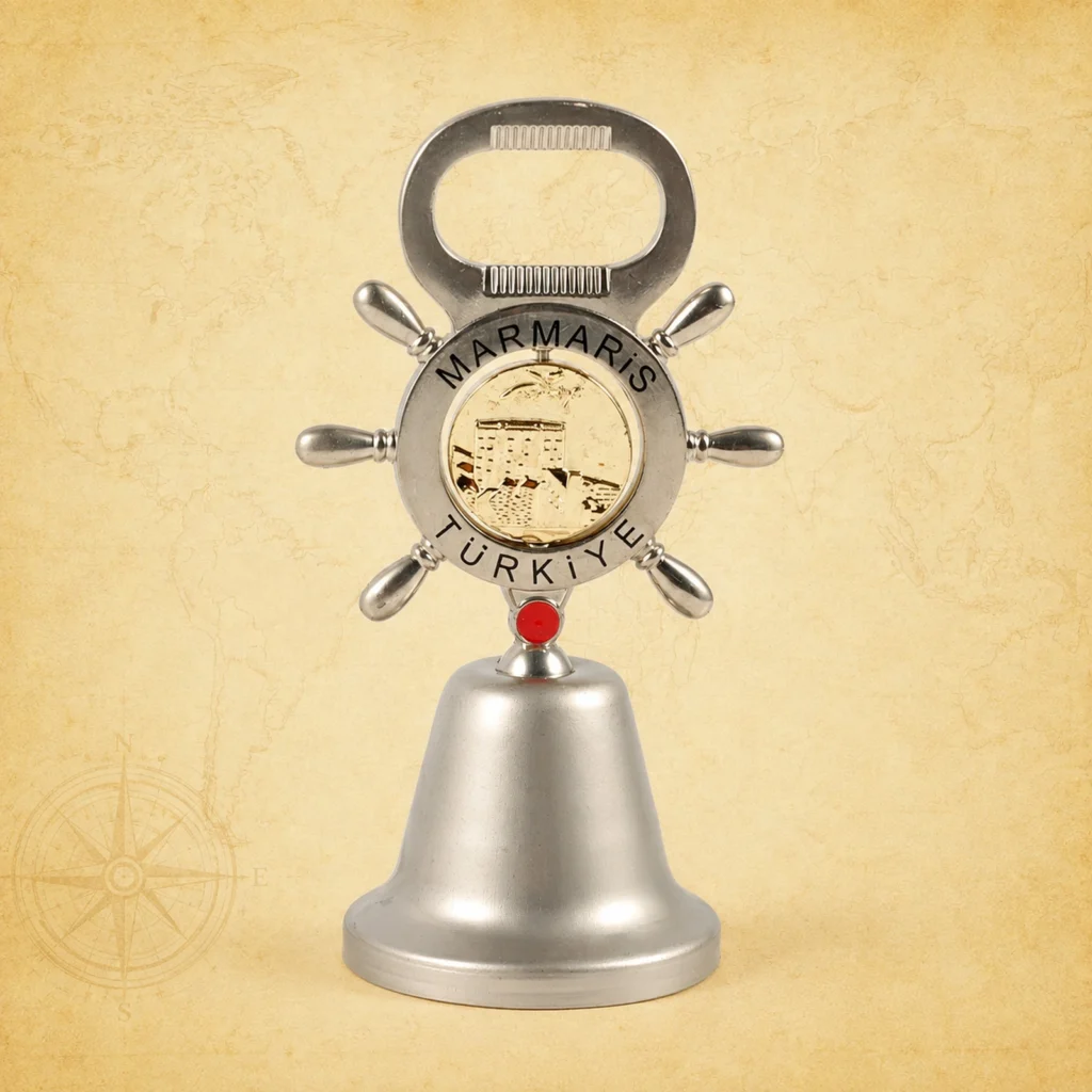 Custom Marmaris metal souvenir hand bell manufacturer