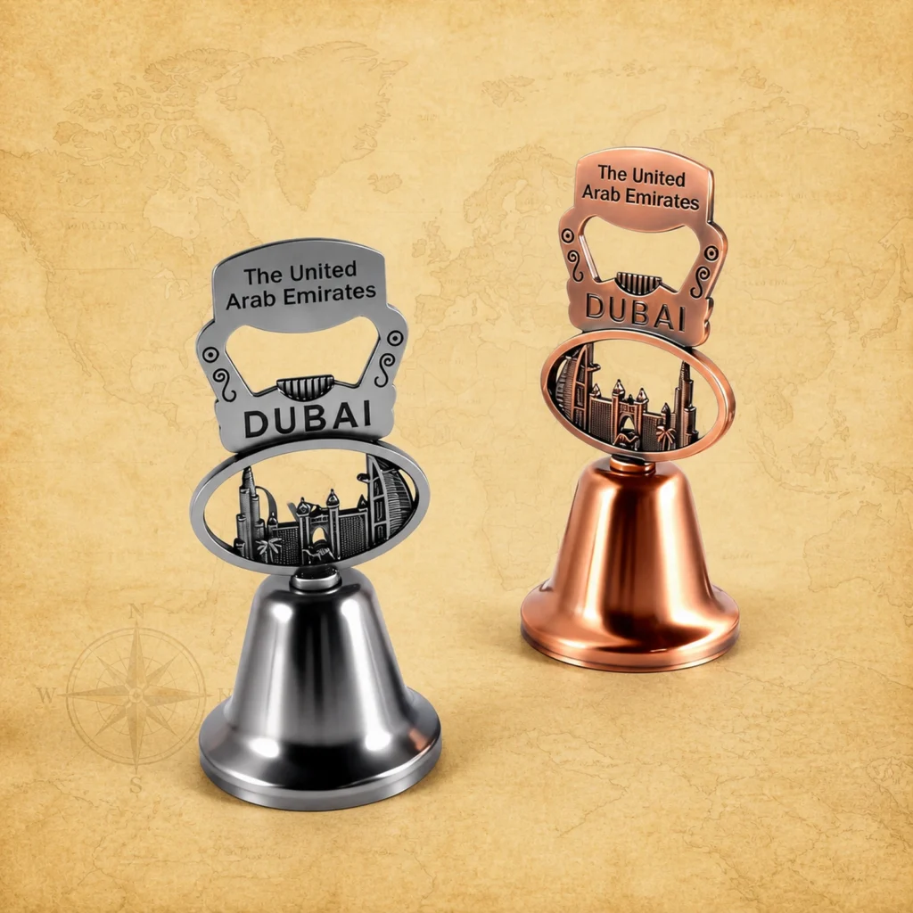 Customized Dubai metal souvenir hand bell supplier