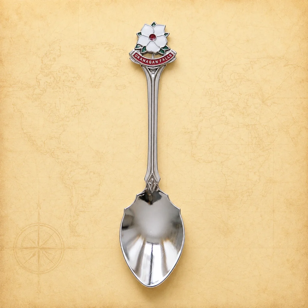 Custom Okanagan Falls metal souvenir spoon manufacturer