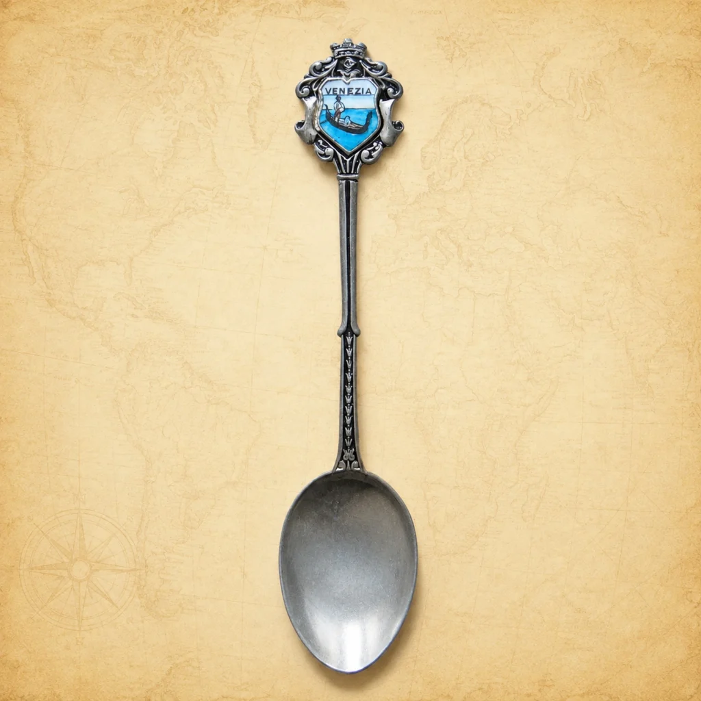 Customized Venice metal souvenir spoon supplier