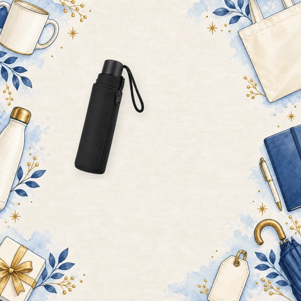 black portable pocket umbrellas for property