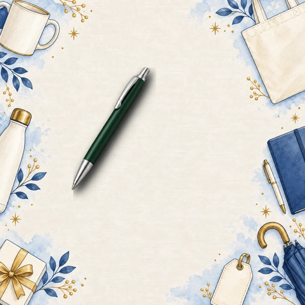 forest green promotional pens for construction