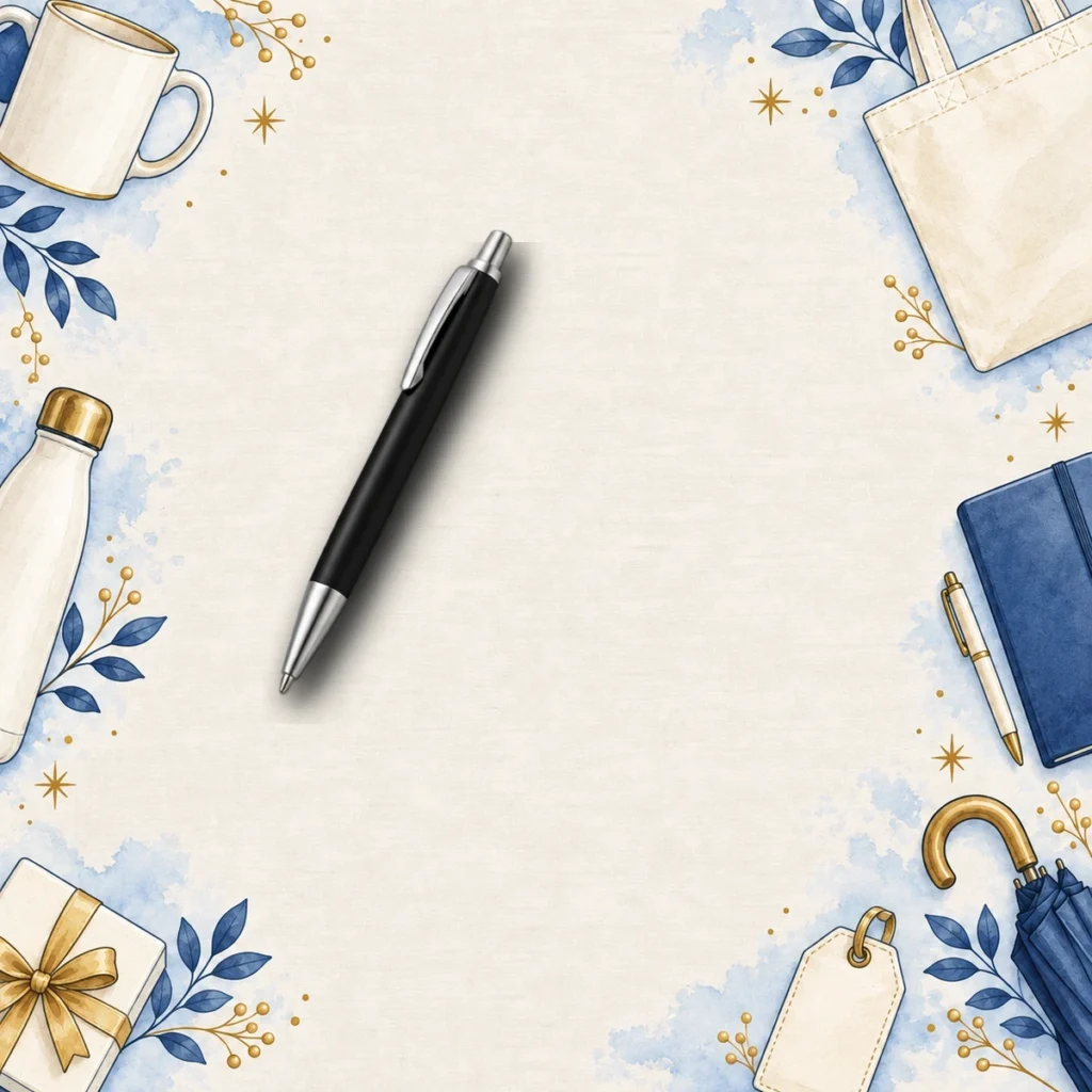 black promotional pens for property