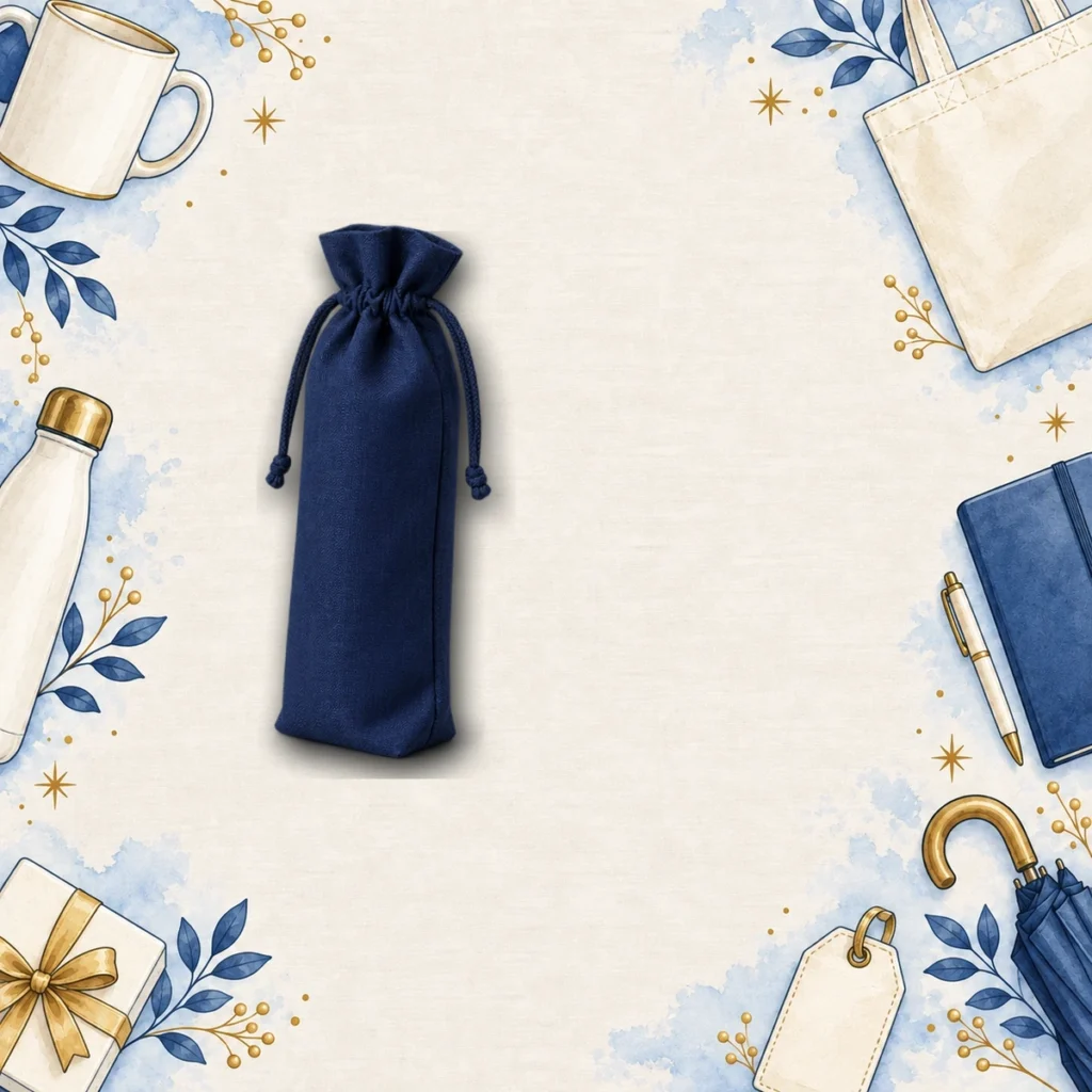navy promotional wine bags for wineries