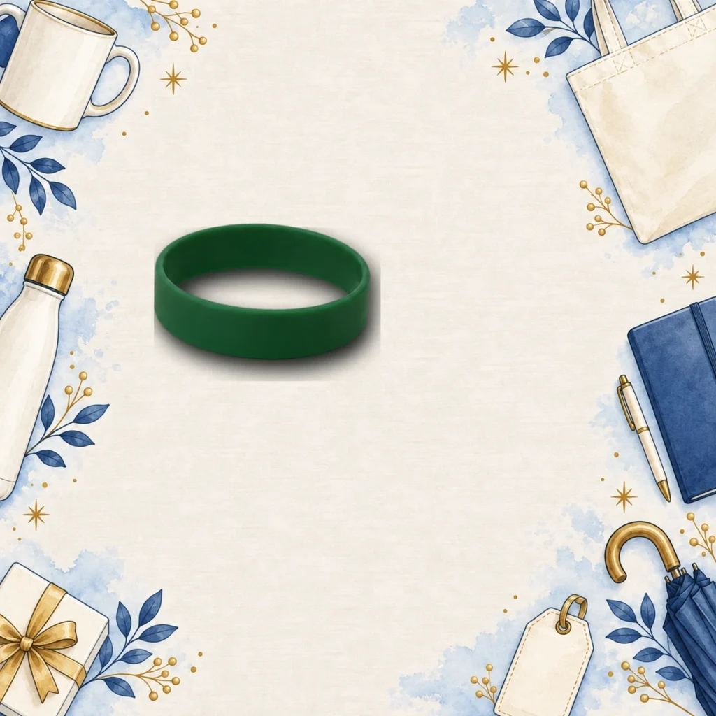 forest green silicone wristbands for education