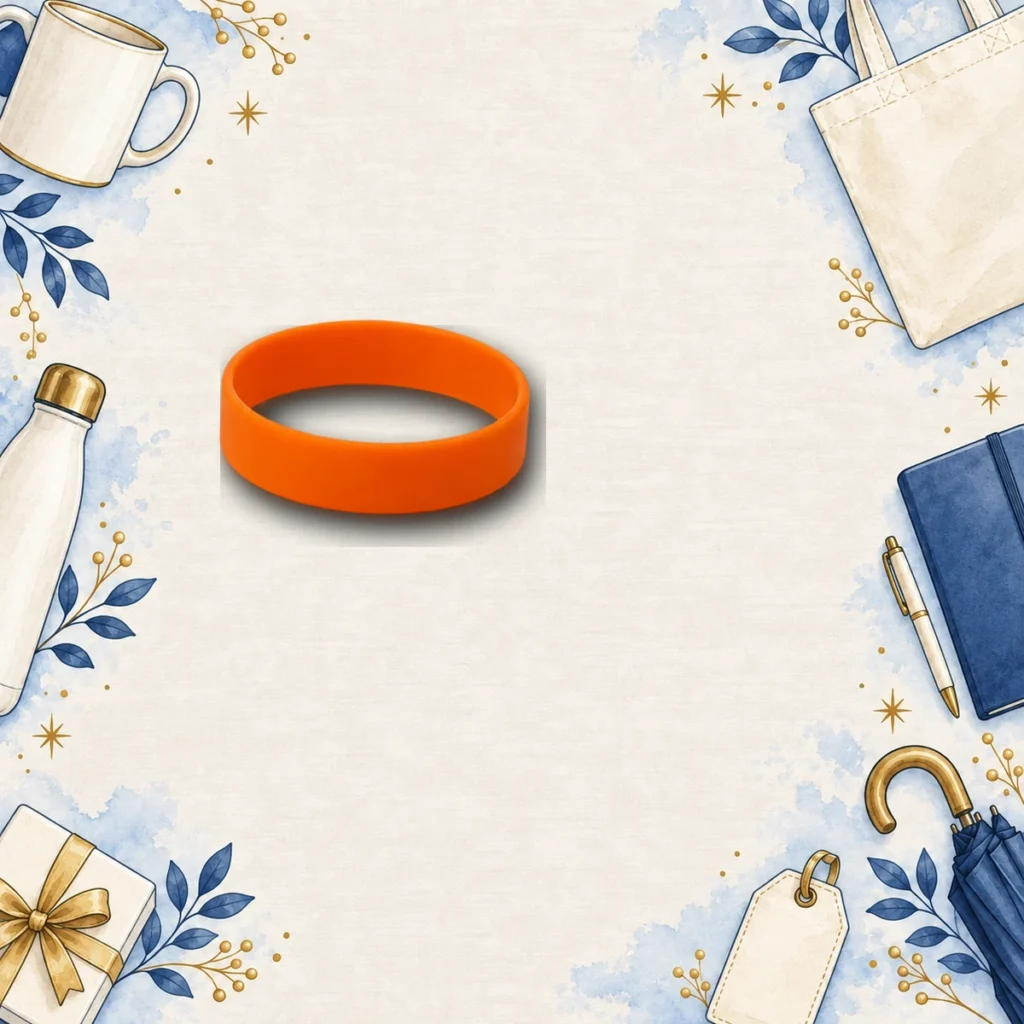 orange silicone wristbands for festivals