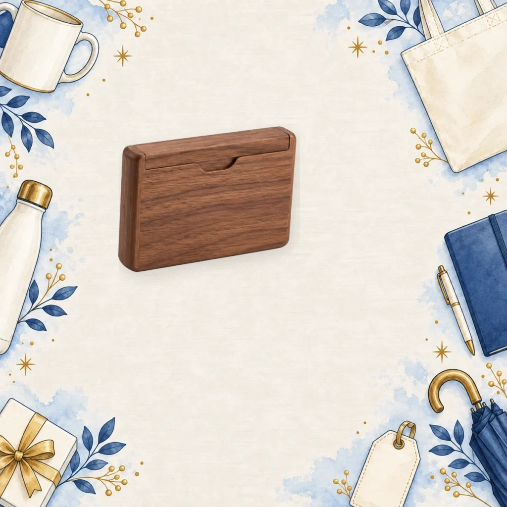 walnut walnut business card holders for executive gifts