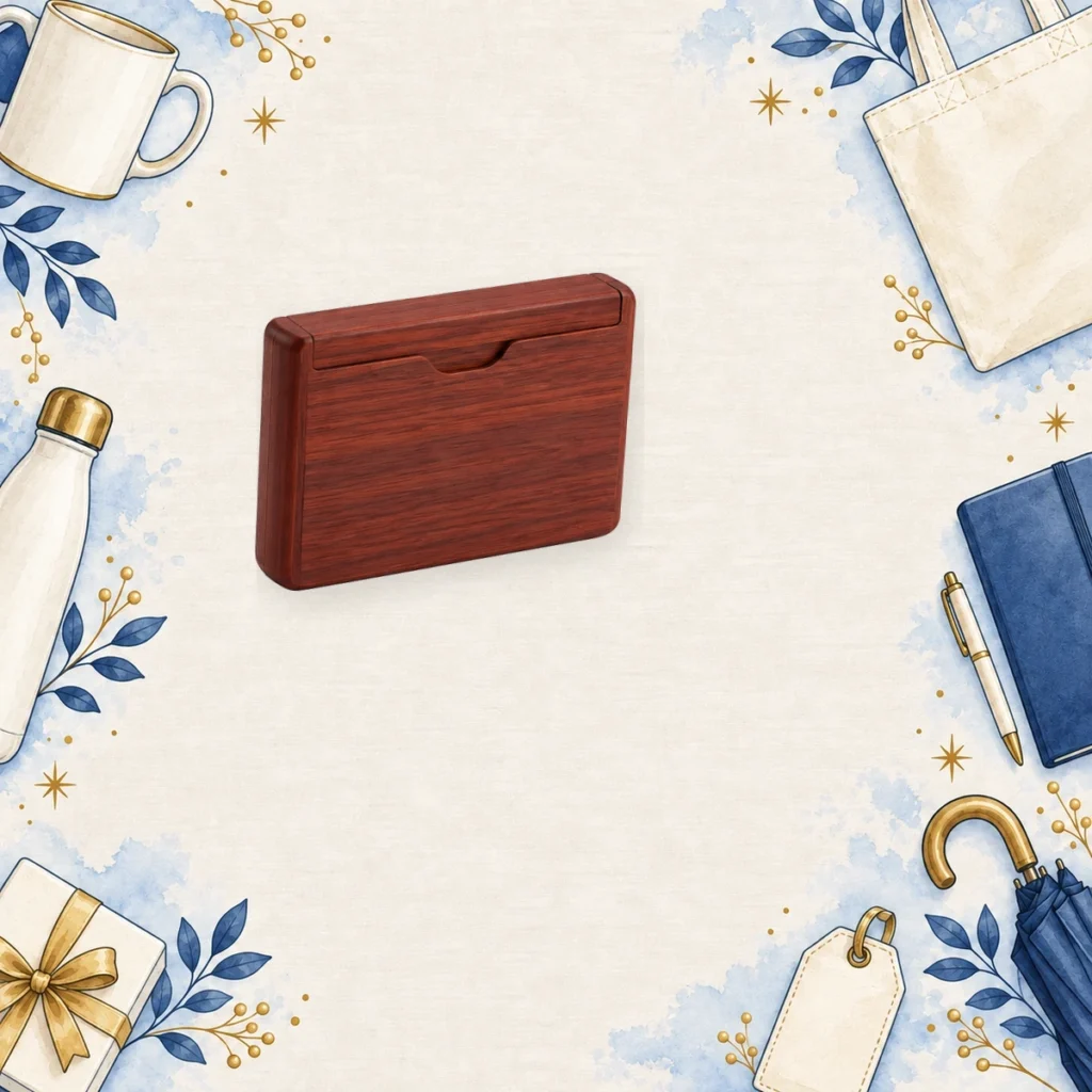 rosewood walnut business card holders for professional services