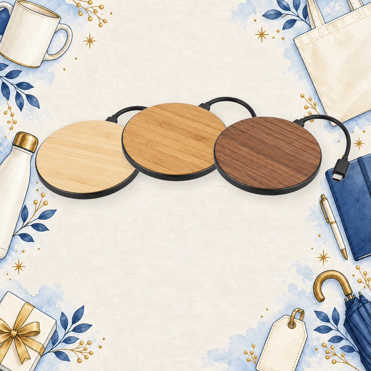 Custom Wooden Wireless Chargers product collection