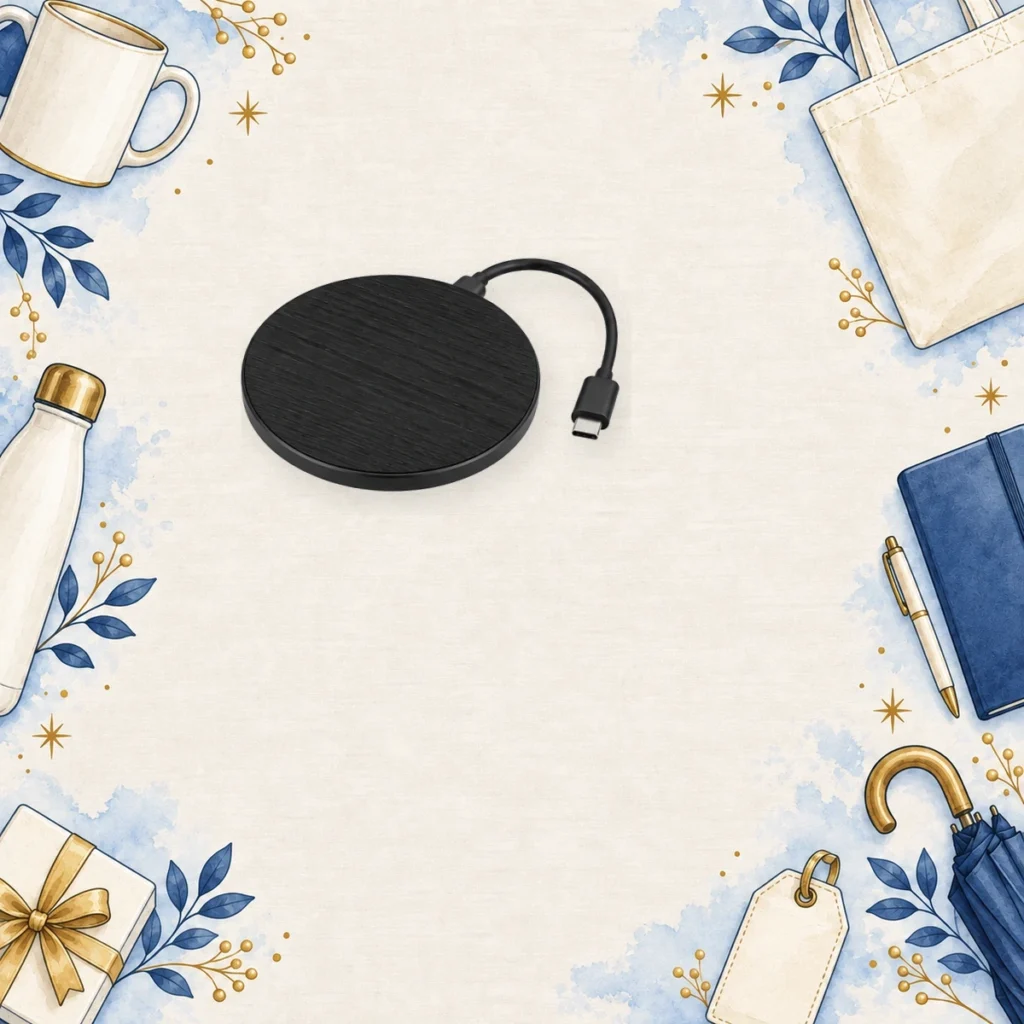 black wood wooden wireless chargers for hospitality