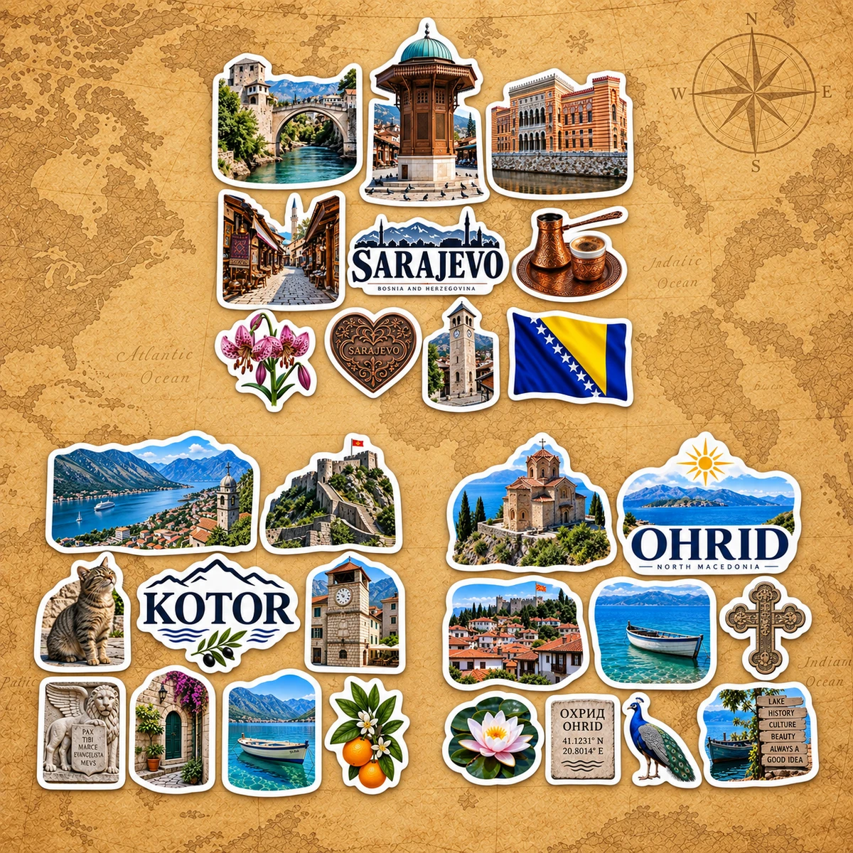 Destination Sticker Sheet product collection