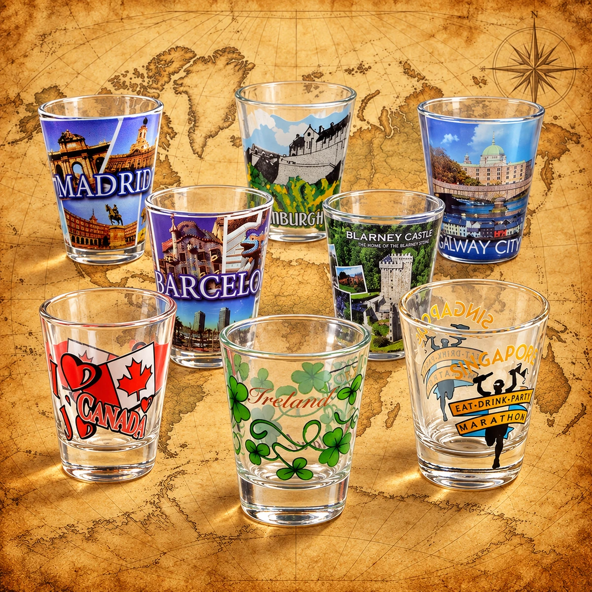 Glass Souvenir Shot Glass product collection