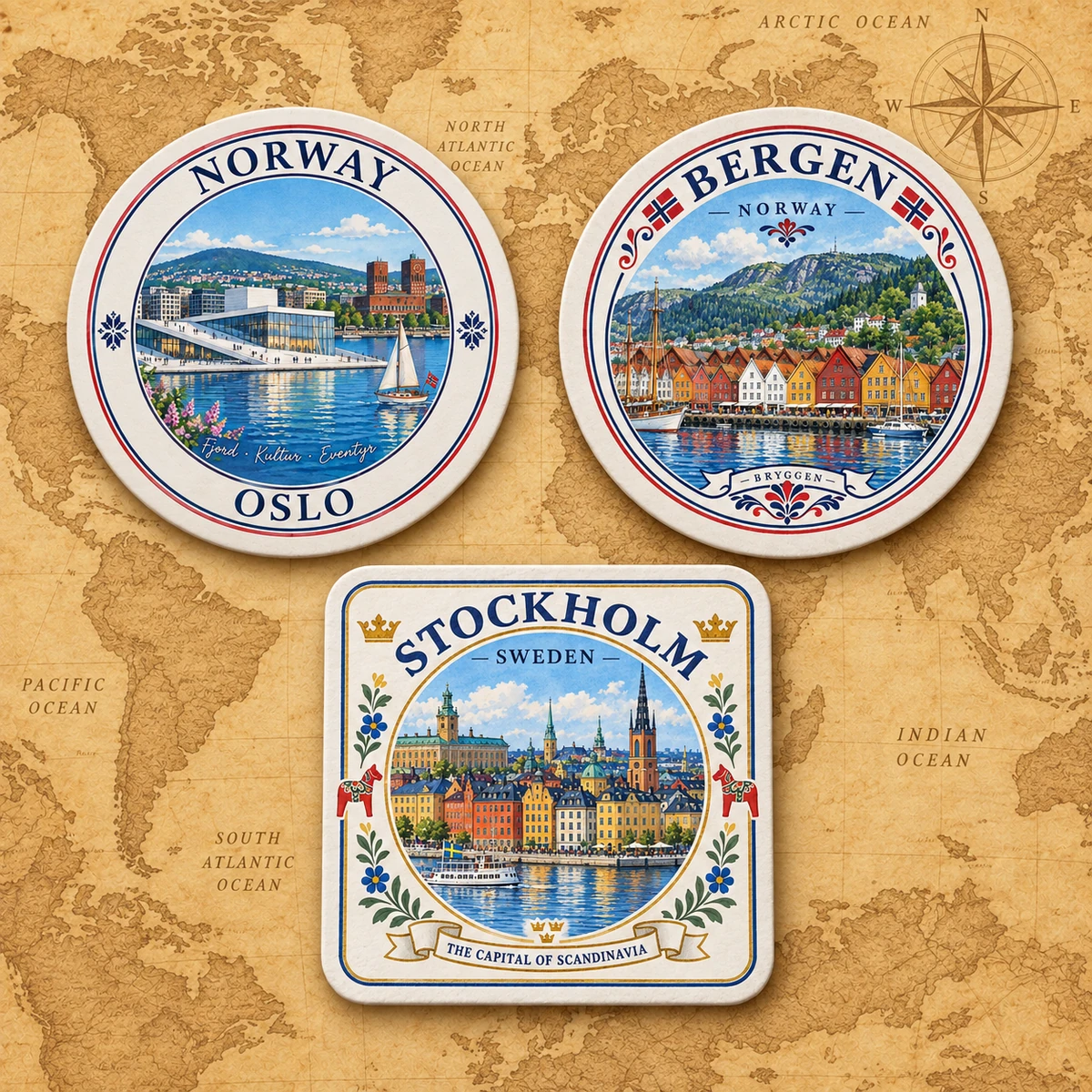 Paper Souvenir Coaster product collection