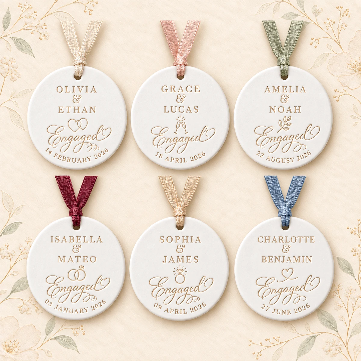 Personalized Engagement Ornament product collection