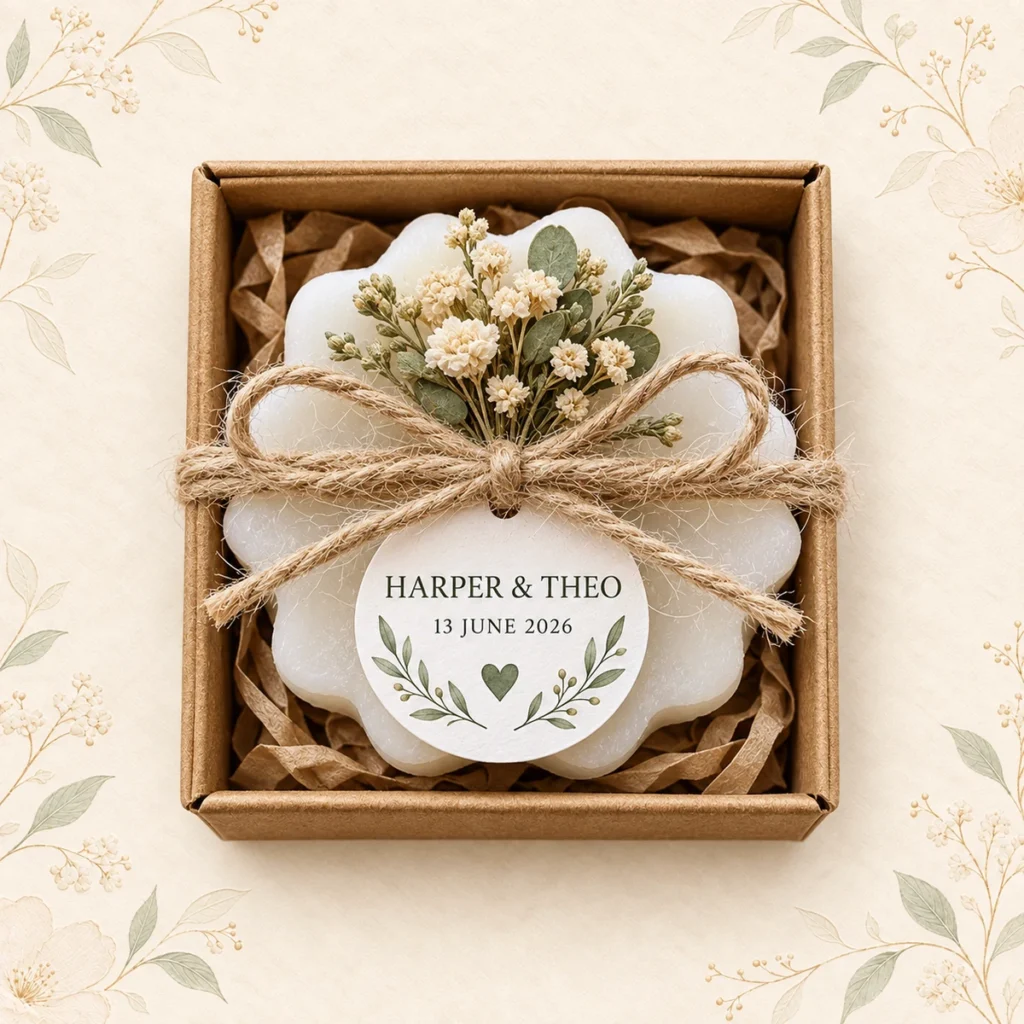 Sage floral soap for Harper and Theo dated 13 June 2026