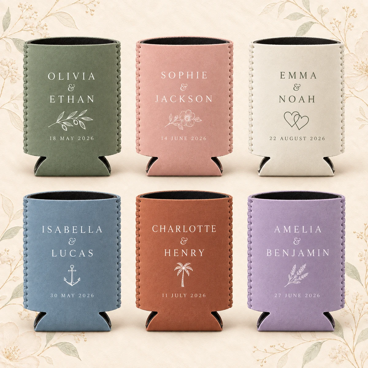 Personalized Wedding Can Cooler product collection