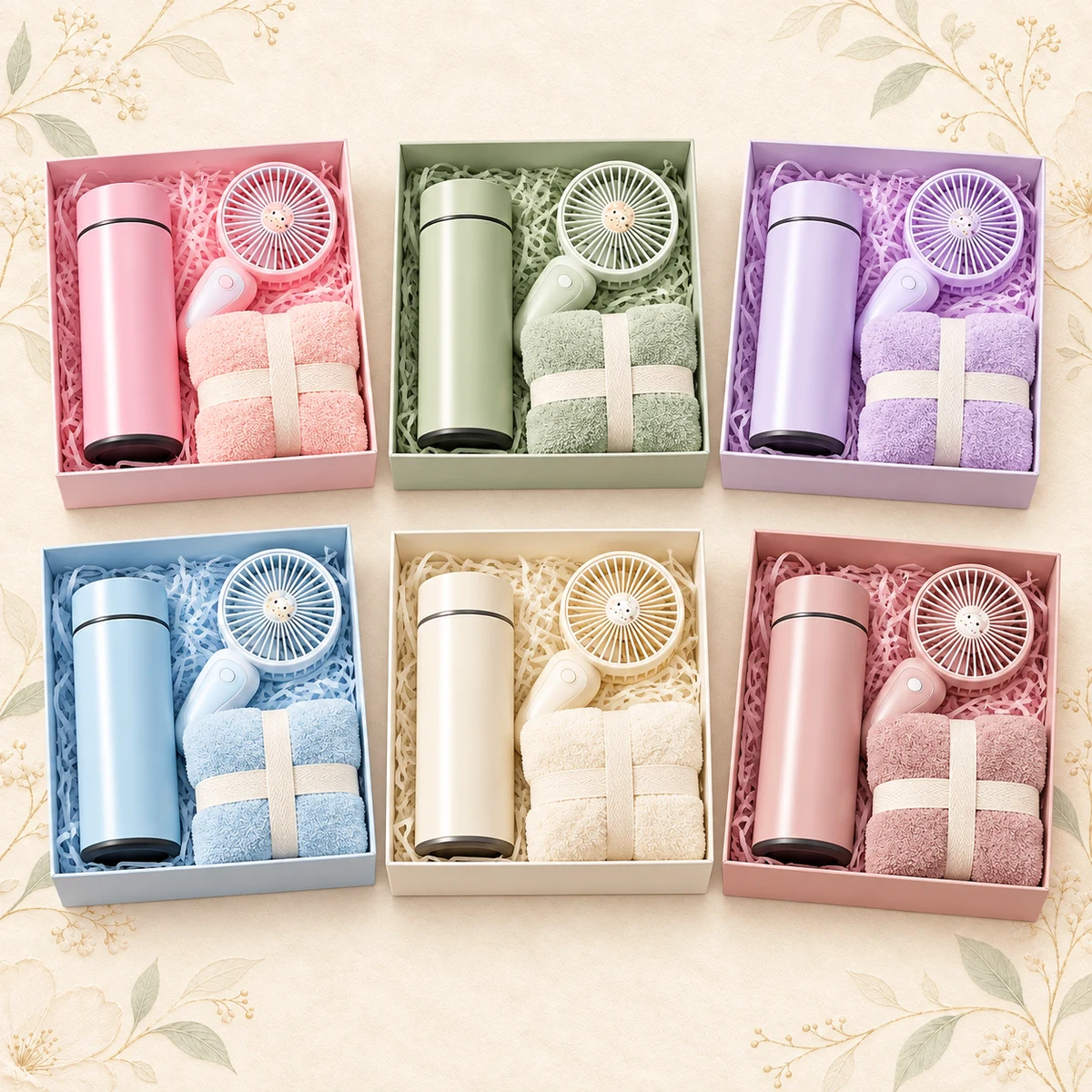 Personalized Wedding Tumbler Fan Towel Gift Set product collection